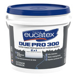 Eucatex Due Pro 300 Fundo Preparador base Agua 15l Acabamento Fosco Cor Branco
