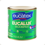 Eucatex Eucalux Tinta Esmalte Seca Rápido 225ml Cor Branco