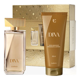 Eudora Diva Deo Colônia 100ml E Loção Corporal Feminino Para Presente Volume Da Unidade 100 Fl Oz