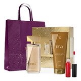 Eudora Diva Presente Natal Deo Colônia Loção Batom Soul Tint Vermelho Volume Da Unidade 100 Fl Oz