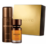 Eudora Impression Eau De Parfum 100ml Espuma Barbear 200ml Volume Da Unidade 100 Ml