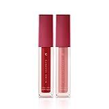 Eudora Kit Batom Líquido Niina Secrets Skinny Matte Vermelho Hibisco 4ml Rose Gardênia 4ml