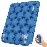 EULANT Almofada De Assento Inflável Leve- Compacta Para Estádio- Impermeável- Portátil- Viagem- Almofada De Assento De Ar- Adequada Para Arquitecas De Avião- Viagens- Caminhadas- Escritório- Carro