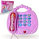 Europio - Telefone Rosa Musical Infantil Diversas Músicas E Luzes