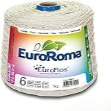 Euroroma 170-6-100- Barbante Cru 1- 0Kg 4-6 Fios Rolo- Multicolor