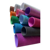 Eva Dubflex Com Glitter 40x48 Kit Com 30 Folhas Coloridas