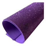 Eva Dubflex Com Glitter 40x48 Pacote Com 10 Folhas Cores Cor Lilás