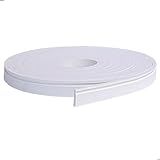 Eva Flexível 3 5cm 5 Metros Rodapé Moldura Autocolante Boiserie Roda Meio 3c1 Branco