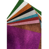 Eva Glitter Dubflex 40x48 Mix Com 30 Folhas Coloridas