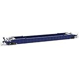 Evemodel C8759 1 Peça Escala HO 16 2 M Carro 1 87 Fundo Côncavo 1 87 M Vagão Plano De Carro 1 Peça Azul 