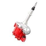 EVERESTWAY Racing Hei Distribuidor Completo Compatível Com AMC Incline 6 Jeep Straight 232 242 258 Red Cap E Rotor Kit De Substituição 65K Bobina 6 Cilindros
