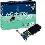 EVGA 128 A8 N303 L2 Placa Gráfica GeForce FX 5200 GDDR 64 Bit 266 MHz 2048 X 1536 Pixels AGP 8X
