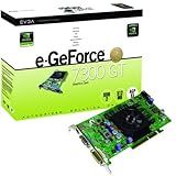 EVGA Placa De Vídeo E GeForce 7300GT Superclocked 512MB AGP 512 A8 N501 LR