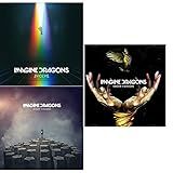 Evolve Night Visions Smoke Mirrors Imagine Dragons Coplete Studio Albums Box Set 3 CD Bundling