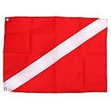 EVTSCAN Bandeira De Mergulho 50 8 X 35 5 Cm Para Mergulho Pesca Submarina E Mergulho Livre Use Com Boia Boia Barco Mastro