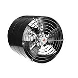 EXAUSTOR 20 CM A- R- BI-VOLT PRETO AXIAL INDUSTRIAL