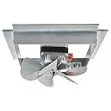 EXAUSTOR CHURRASQUEIRA RESIDENCIAL DUTO QUADRADO 22CM BIVOLT