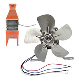 Exaustor Motor Churrasqueira 200mm Hélice Alumínio 127v 220v
