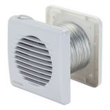 Exaustor P Banheiro 100mm Com Grade E Duto Kexb 03 Ventisol 110v 220v
