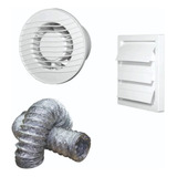 Exaustor Para Banheiro E Amb 100mm 3mts sicflux Megakit 10