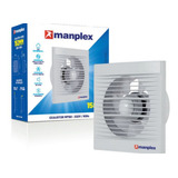 Exaustor Residencial De Banheiro Manplex 15cm 18w 220v Cor Branco