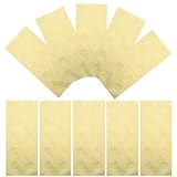 EXCEART 10 Folhas De Selo De Cera Em Relevo Dourado Selos De Envelope Adesivos Decorativos Para Convites De Casamento Cartões De Felicitações Lembrancinhas De Festa