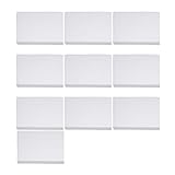 EXCEART 20 Unidades Placas De Espuma Cartolina Branca Bloquear Pranchas Almofada Branco Folha