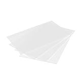 EXCEART 4 Peças Folha Recortada De Acrílico Folha Estampada Folha De Plástico Modelo De Pingente De Chaveiro DIY Estêncil Acrílico Transparente Template De Acrílico Para Chaveiro Filme