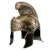 EXCEART Antigo Romano Da Guerra Capacete Escudo Chapéu De Cavaleiro Samurai Chapéu De De Soldado Capacete Masculino Traje Da Idade Média Chapéu Cosplay Cara Vestuário Adulto Plástico