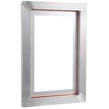 EXCEART Moldura De Serigrafia Moldura De Tela Prática Quadro De Tela Reutilizável Ferramenta Inicial De Impressão De Tela Telas Para Serigrafia Moldura Da Tela Suíte Liga De Alumínio Metal