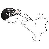 EXCEART Porta Brinco Arte De Parede Com Fio De Metal Cabide De Parede Vintage Gancho De Parede Metálico Organizador De Colar Ferro Forjado Senhorita Rosto Lateral Arco De Cabelo