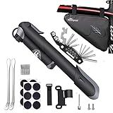 Excellent Home Kit De Ferramentas De Reparo De Pneu De Bicicleta Bolsa Triangular à Prova D água E Mini Bomba E Alavanca Multifuncional 16 Em 1 Patch De Tubo Autoadesivo Conjunto Portátil Para Road
