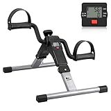 Exercitador De Pedal Himaly Dobrável Minibicicleta Ergométrica Com Visor LCD Para Baixo De Mesa Para Exercícios De Braços E Pernas Máquina Portátil De Pedal De Bicicleta