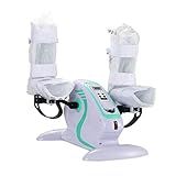 Exercitador De Pedal Motorizado De Perna E Braço De Fitness Bicicleta Ergométrica Elétrica Para Idosos E Idosos Instrutor De Bicicleta De Reabilitação De Fisioterapia Eletrônica Com Protetores De P