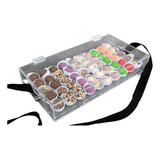 Expositor Acrilico 50 Brigadeiros N5 Com Tampa Alça