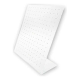 Expositor Bijuterias Cristal 180 Furos Brincos E Jóias 25pçs