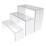 Expositor Em Acrílico 3mm Para Calçados Kit 6 Unidades 