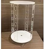 Expositor Giratório Em Acrilico Organizador Branco Acrilico