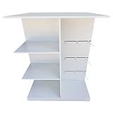 Expositor Gôndola Central Comercial Painel Canelado Pet Shop