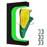 Expositor Magnético Levitante Para Calçados Com Luz LED De 16 Cores Suporte Giratório De Acrílico Para Tênis Suporte Giratório Para Prateleiras De Sapatos Para Decoração De Casa E Exposições