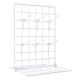 Expositor Para Chaveiro E Bijuteria 30x40 8 Ganchos Branco