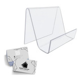 Expositor Porta Cartão De Visita Em Acrílico Transparente