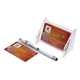 Expositor Porta Cartão De Visitas Em Acrílico Premium 4mm