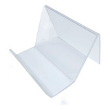 Expositor Porta Cartão Visita Mesa Display Acrílico Kit 3 Un