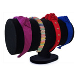 Expositor Porta Tiara Arquinho Organizador Laço Veludo 30cm