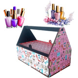 Expositor Suporte Organizador Esmaltes Mdf Com Alça