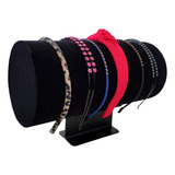Expositor Tiara Adulto 14cm Diâmetro Veludo 30 X 19 Cm