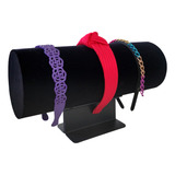 Expositor Tiara Infantil 10 5cm Diâmetro Veludo 30 X 16 Cm