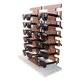 Expositor Torre Para 12 Óculos Em Mdf 12mdf Marrom