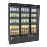 Expositor Vertical Auto Serviço Vanguard 3 Portas Refrimate